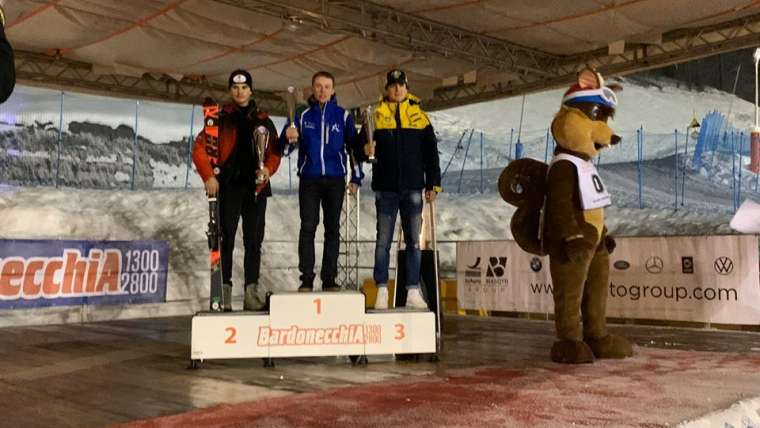 Enrico Giacomelli 1° aspiranti nel GPI di Bardonecchia